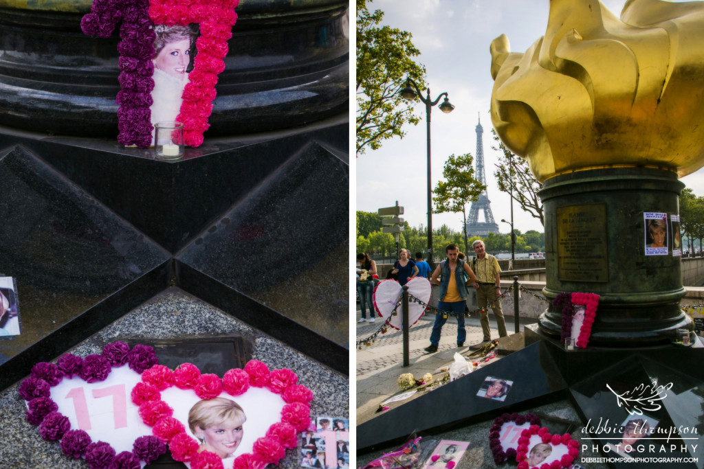 A visit to Paris isn't complete without going to the Princess Diana memorial 