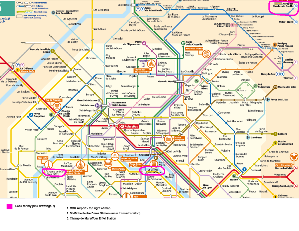 RER CITY MAP