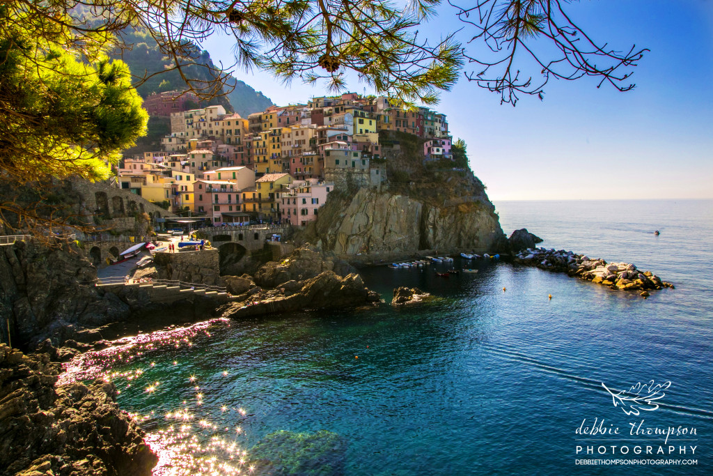 The Cinque Terre is a rugged portion of the coast on the Italian Riviera 
