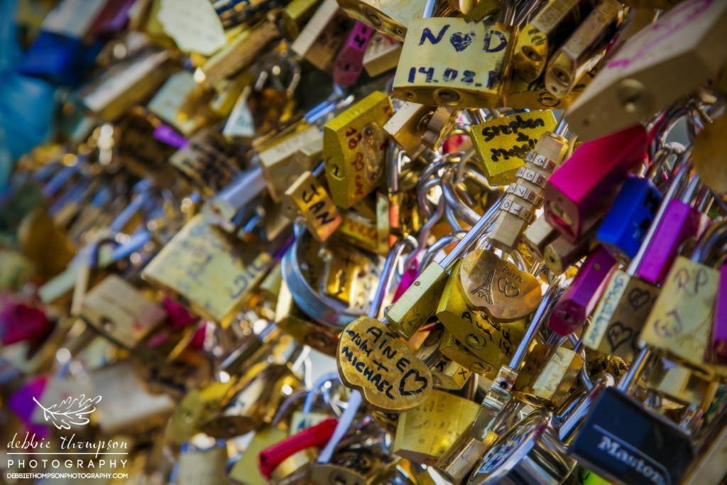 There are two bridges in Paris with the locks. You must be very careful which bridge you put your lock on because Pont des Arts is for your committed love, while Pont de l'Archevêché is for your lover.
