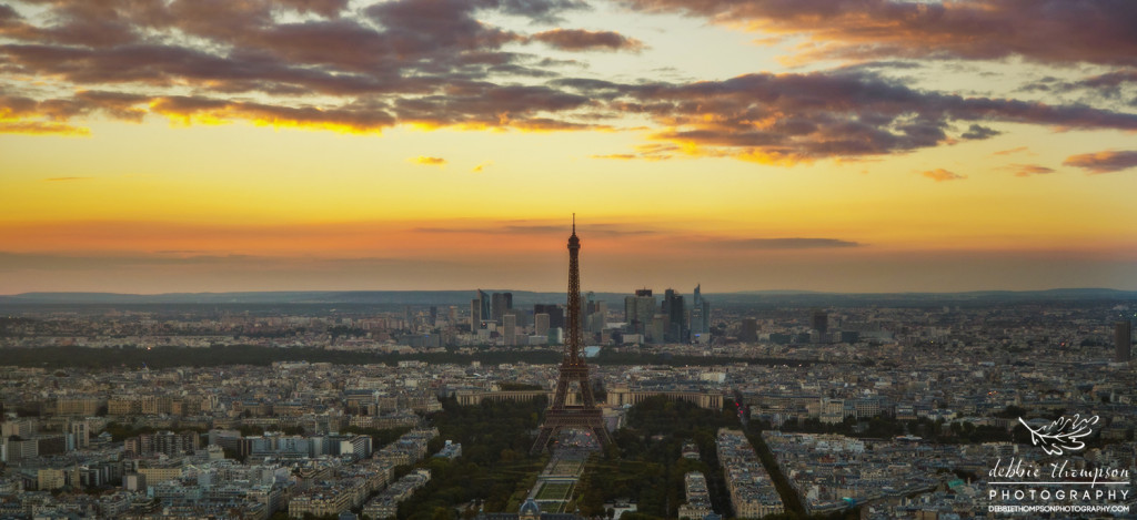 Panoramic view from the Montparnasse Tower