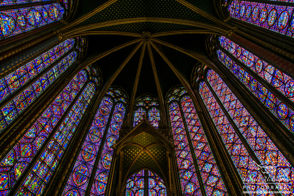 Sainte Chapelle, a masterpiece of Flamboyant Gothic architecture built by Saint Louis in the heart of the Palais de la Cité on the Ile de la Cité in Paris. 